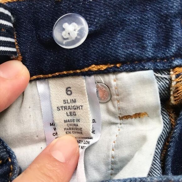 Tucker + Tate dark blue straight leg jeans EUC 6Y - Picture 5 of 7